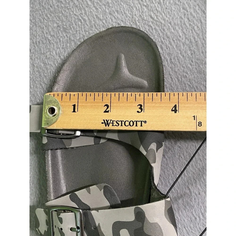 Cat & Jack New! Double Buckle Slide Sandals Actual Size Is Approx.Men's 6.5/W8.5